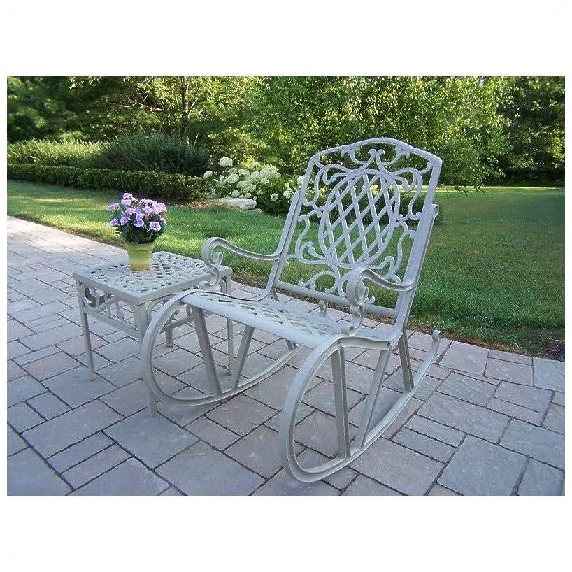 Antique Bronze Cast Aluminium 2 Piece Rocking Set Q710620