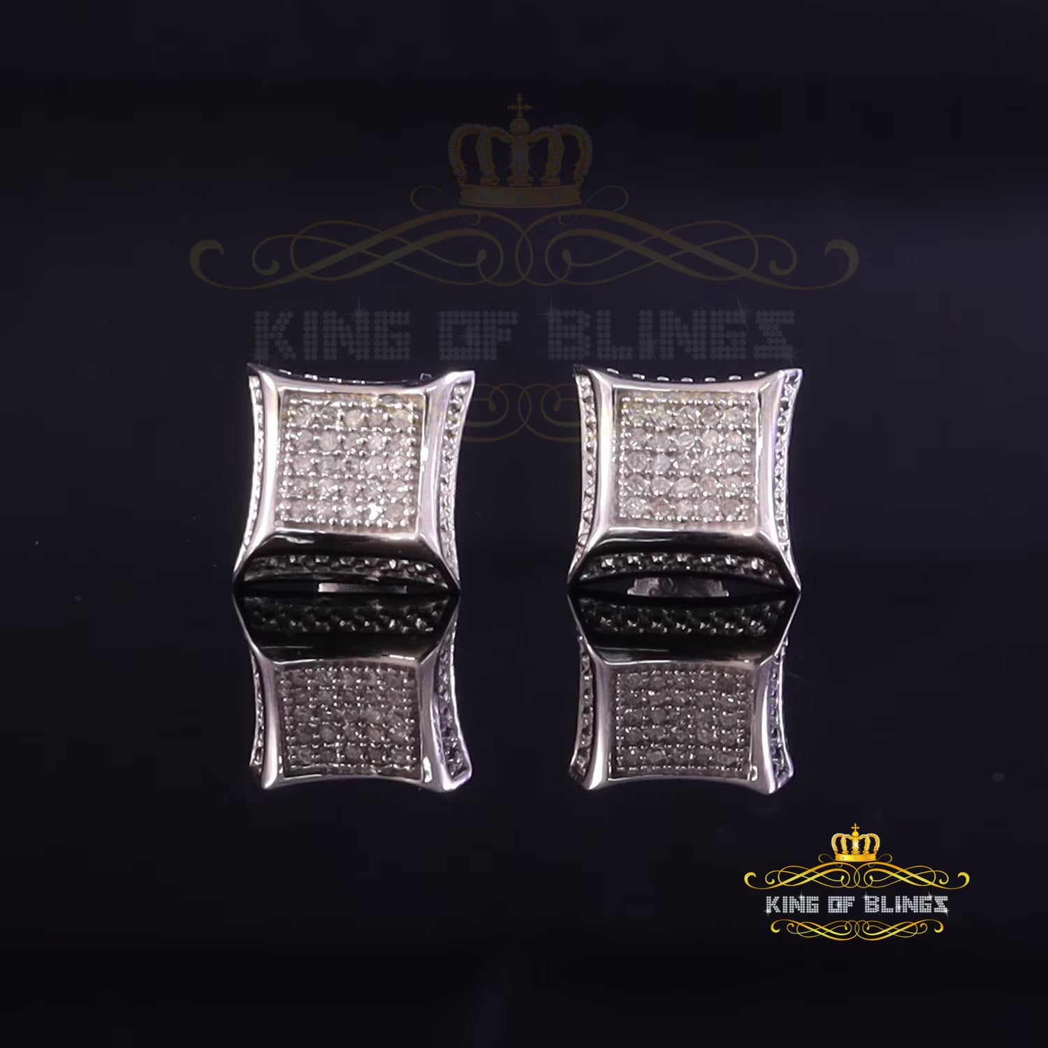 White Kite Stud Earrings P3336