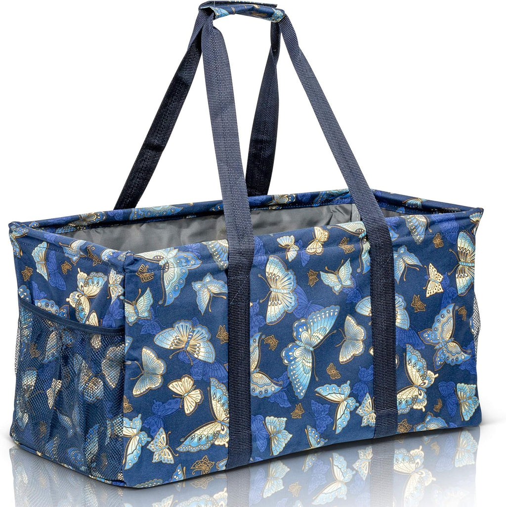 Oversized Collapsible Canvas Utility Tote Bag H364452