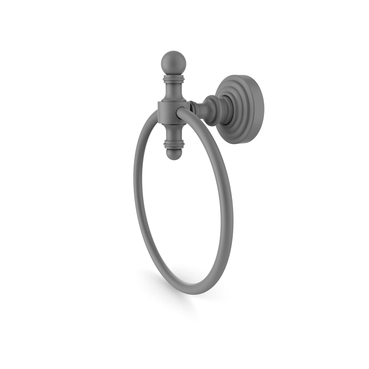 Matte Gray Towel Ring U74836