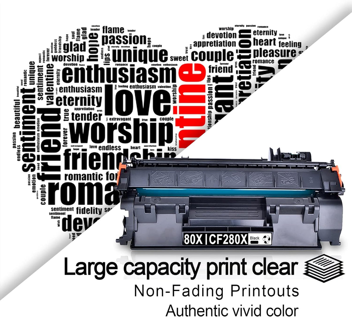 Black Toner Cartridge 80X CF280X 1 Pack Y36764