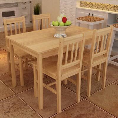 Solid Wood Dining Set S31540