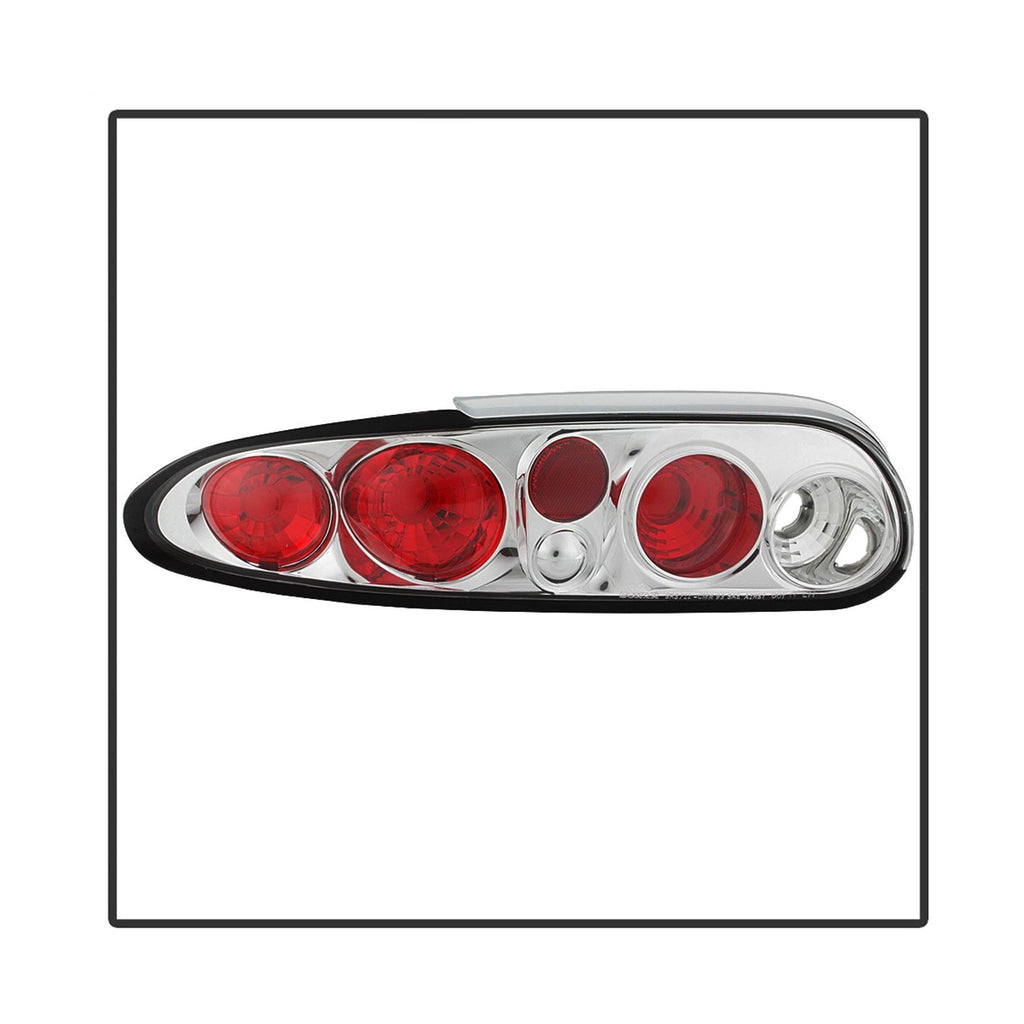 Euro Style Tail Lights Chrome B583586