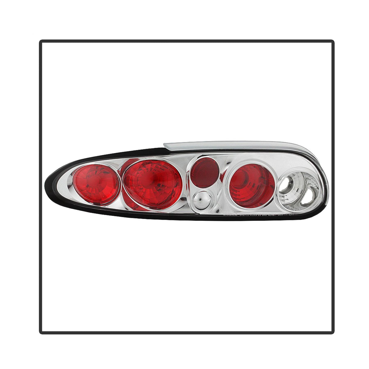 Euro Style Tail Lights Chrome B583586