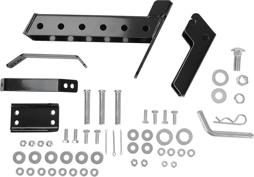 Heavy Duty Adjustable Steel Lawn Garden Tractor Hitch Pack of 2 Y4907