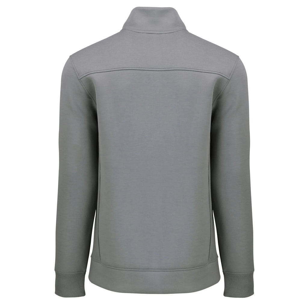 Gray Recycled Quarter-Zip Pullover B8683