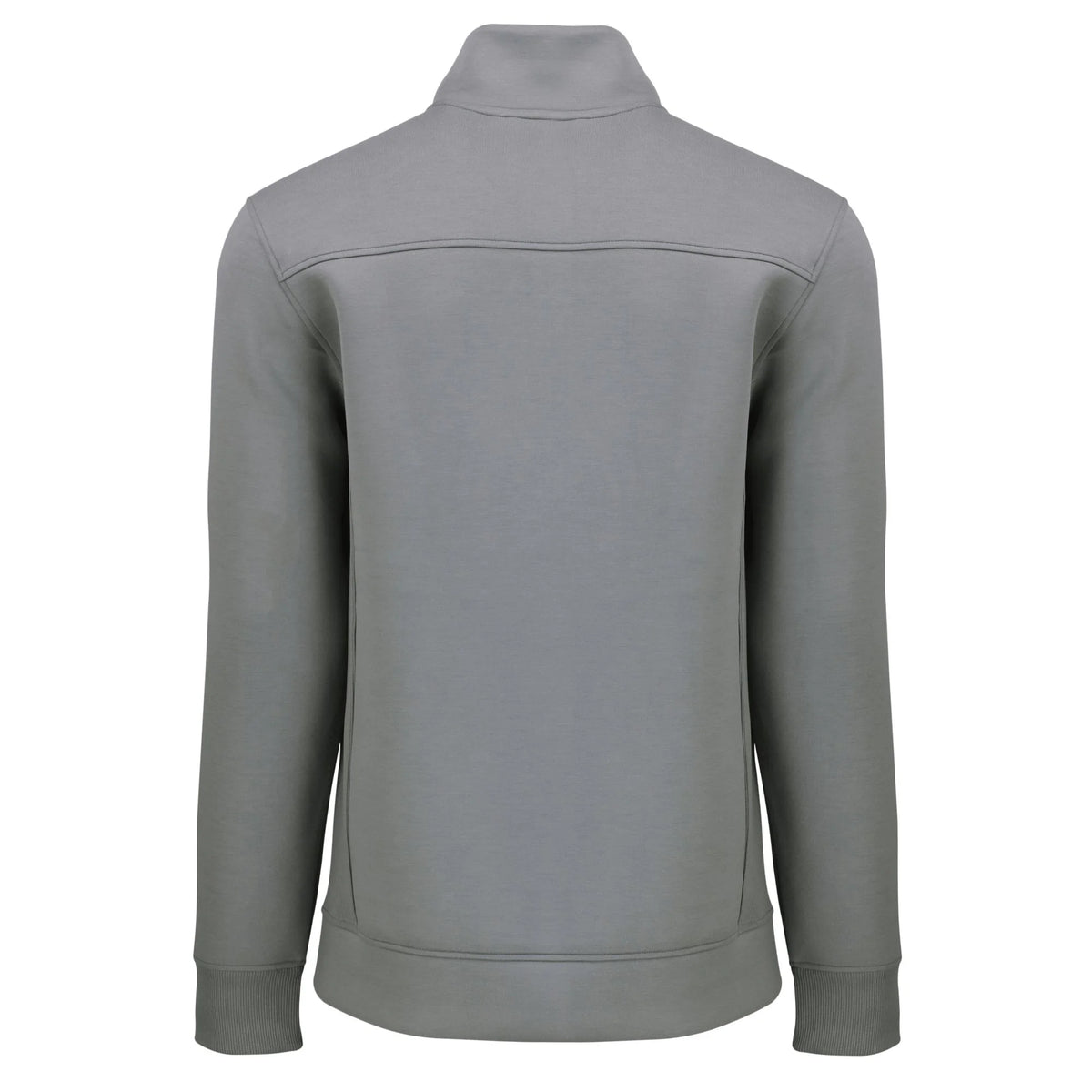 Gray Recycled Quarter-Zip Pullover B8683