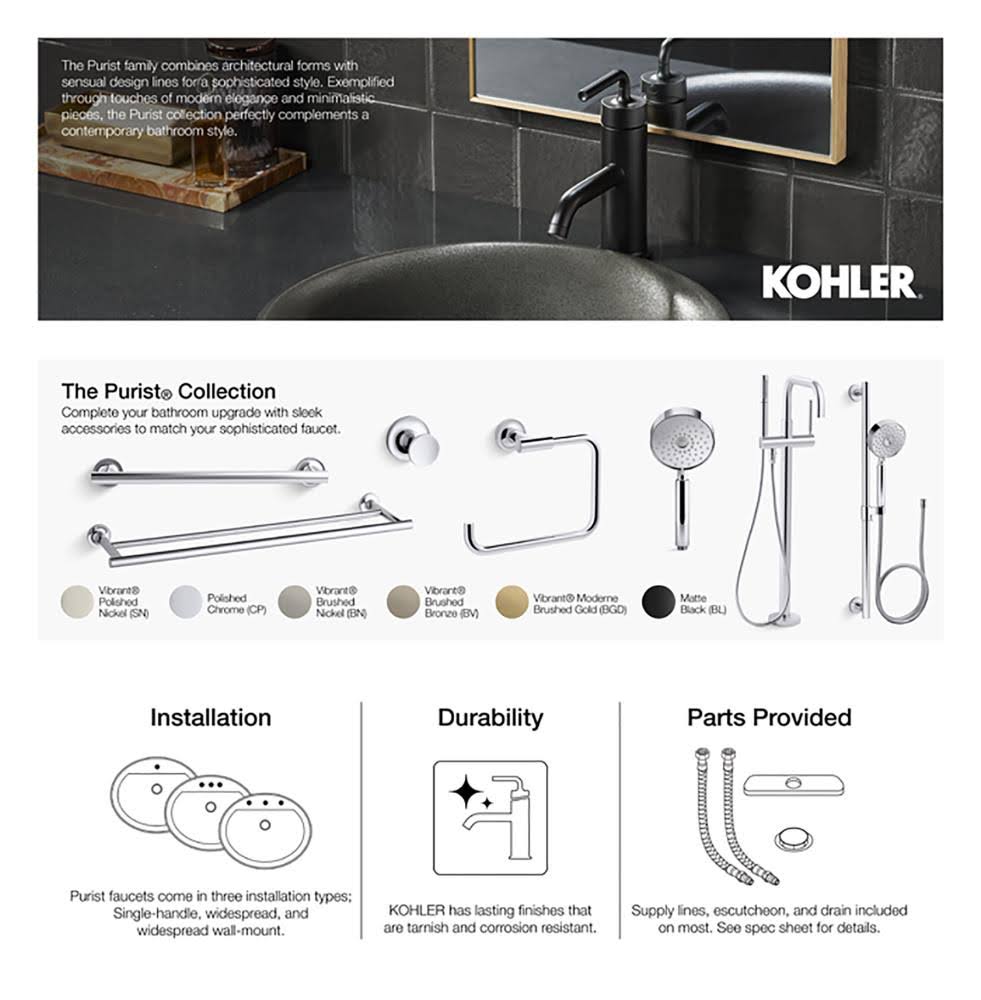 Vibrant Brushed Nickel Wall-Mounted Soap Dispenser C893995