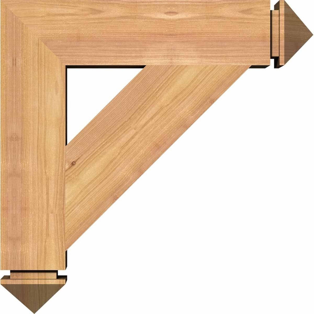 Western Red Cedar Traditional Arts & Crafts Bracket B23355