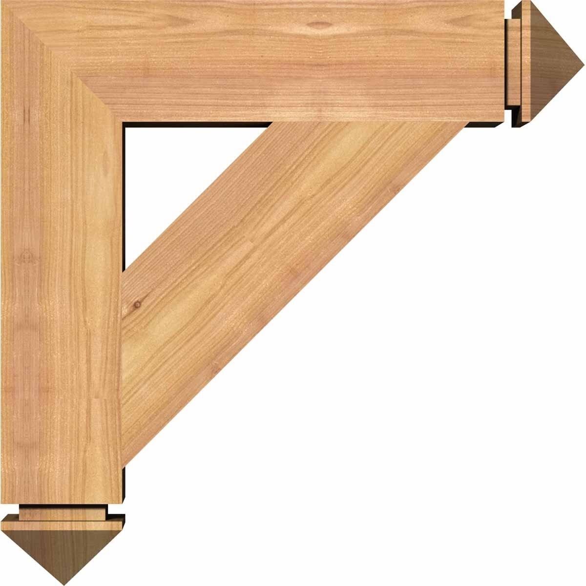 Western Red Cedar Traditional Arts & Crafts Bracket B23355
