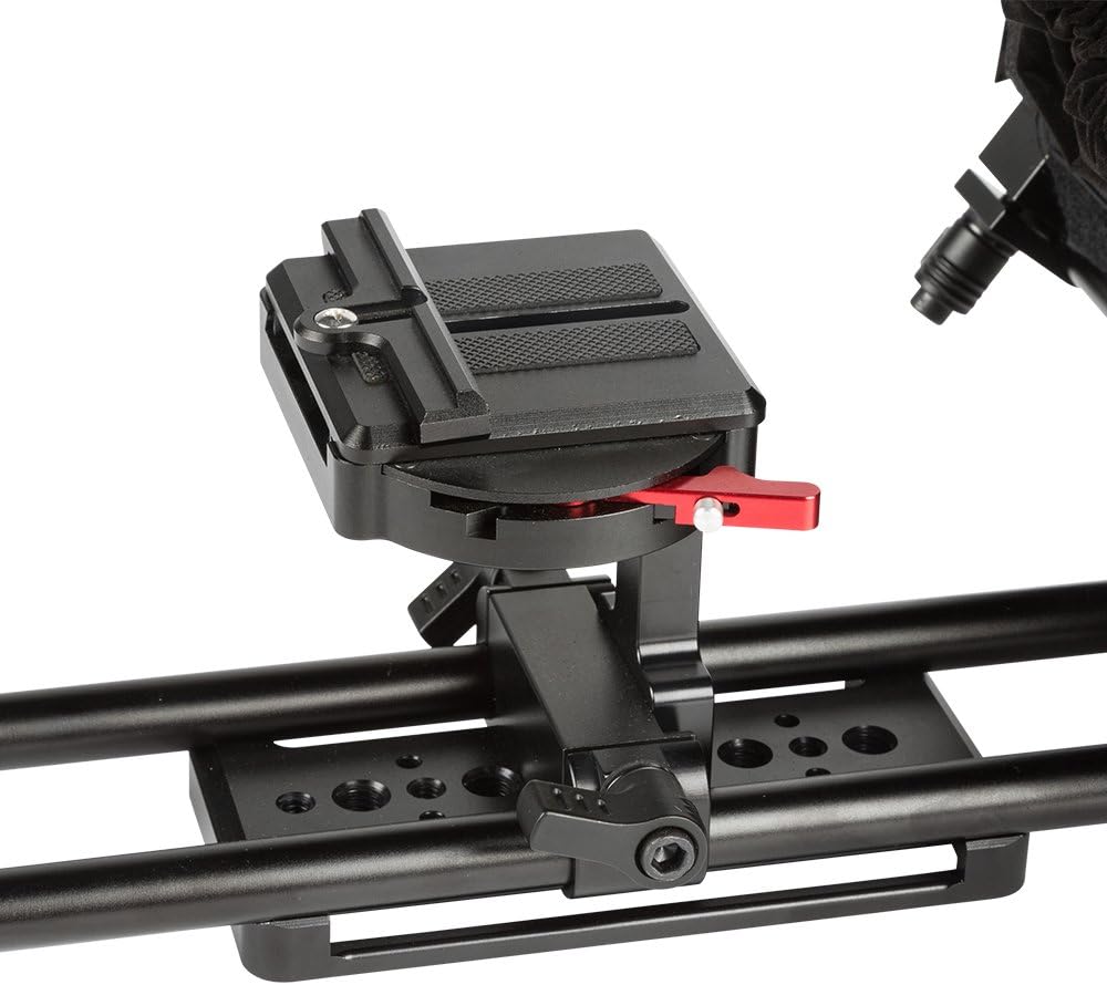 12-inch Portable Teleprompter Kit with Adjustable Glass Frame - Black P56036