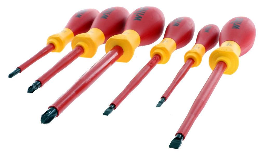 Slotted And Phillips Insulated Screwdriver Set, 1000 Volt Pack of 2 J714505