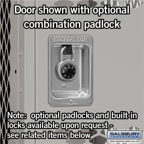 Gray Metal Locker Q857868