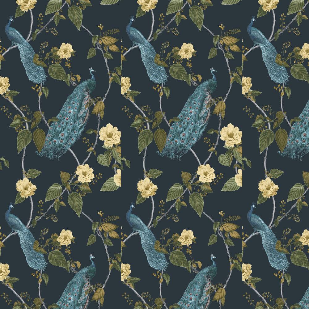 Navy Wallpaper J652