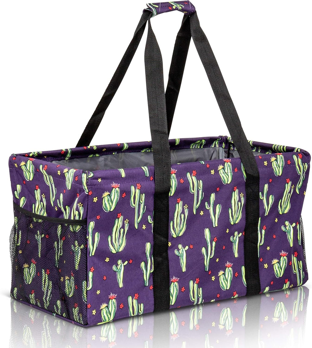 Oversized Collapsible Canvas Utility Tote Bag H364452