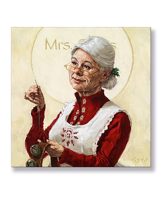 Red Giclee Print Canvas I659