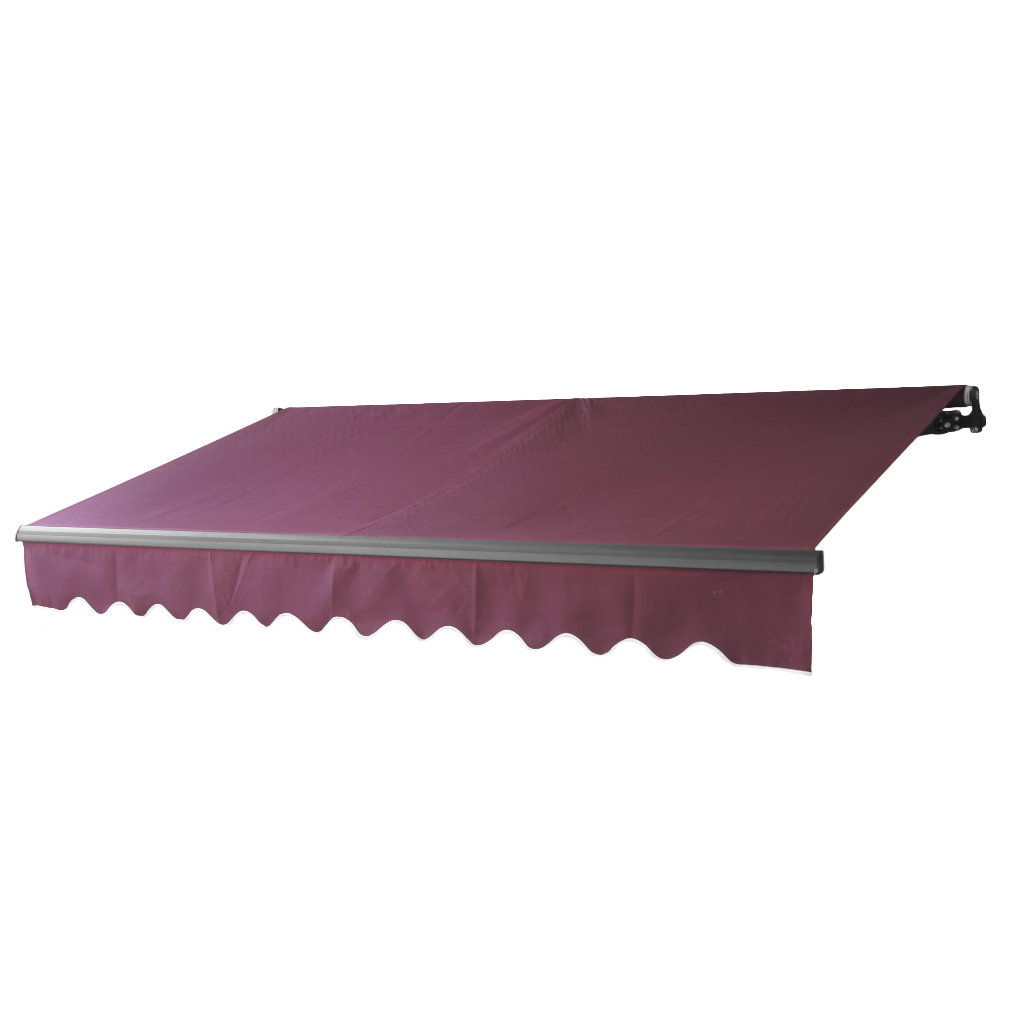 Burgundy Retractable Patio Awning V98694