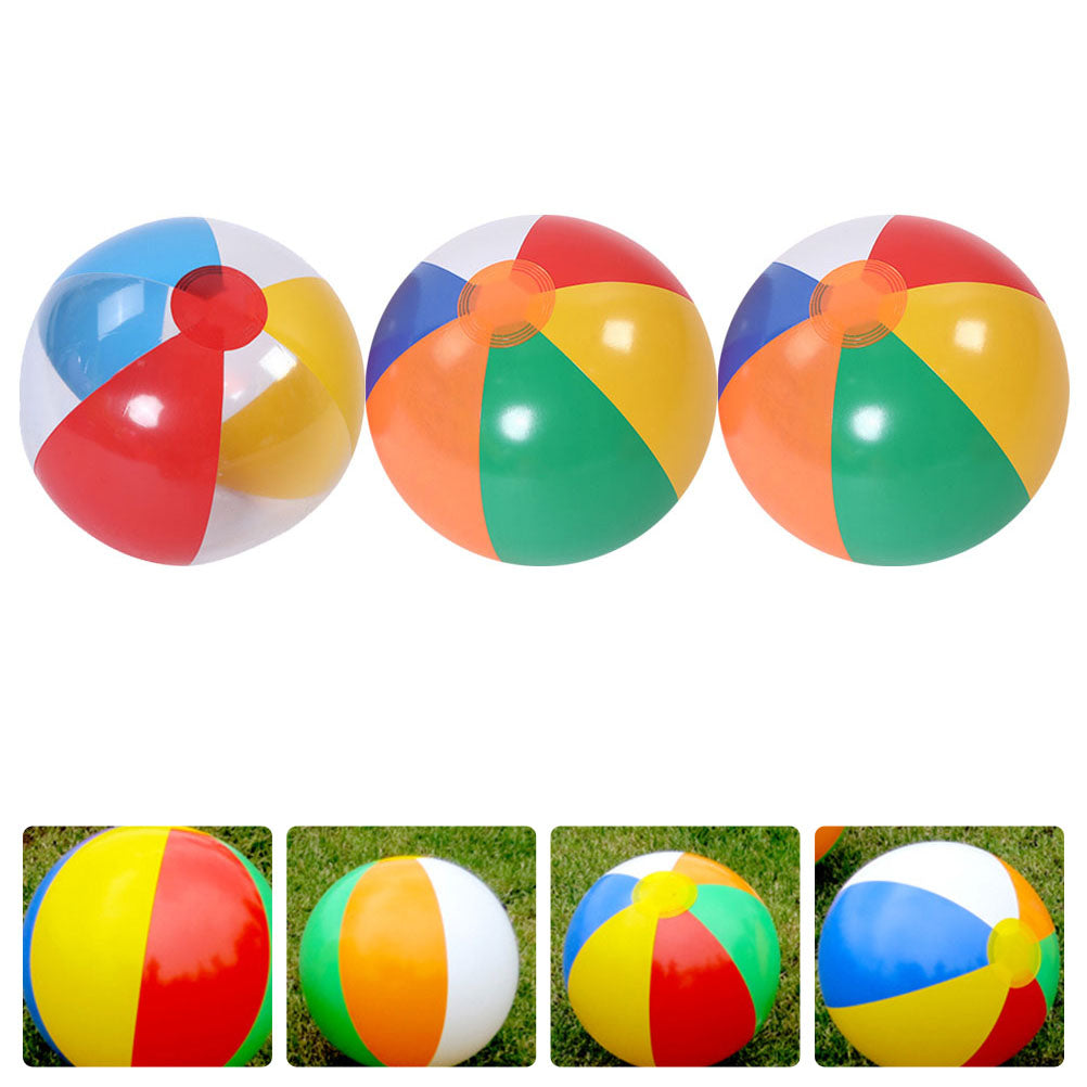 3Pcs Inflatable Beach Ball Pool Water Toy D409928