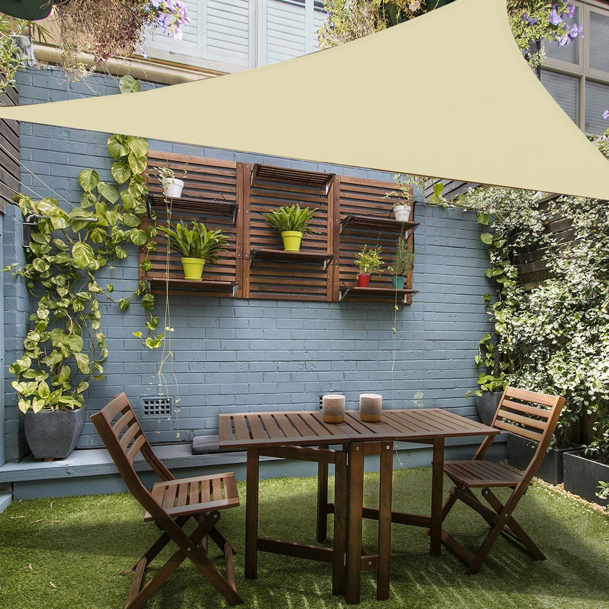 Triangle Sail Canopy Shade for Outdoor Patio D597
