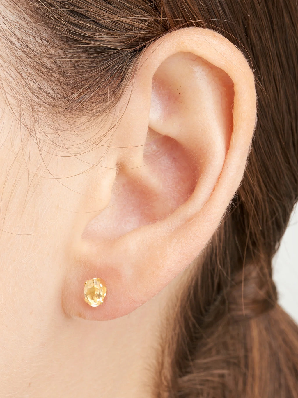18K Gold over Sterling Silver Stud Earring Set A62540