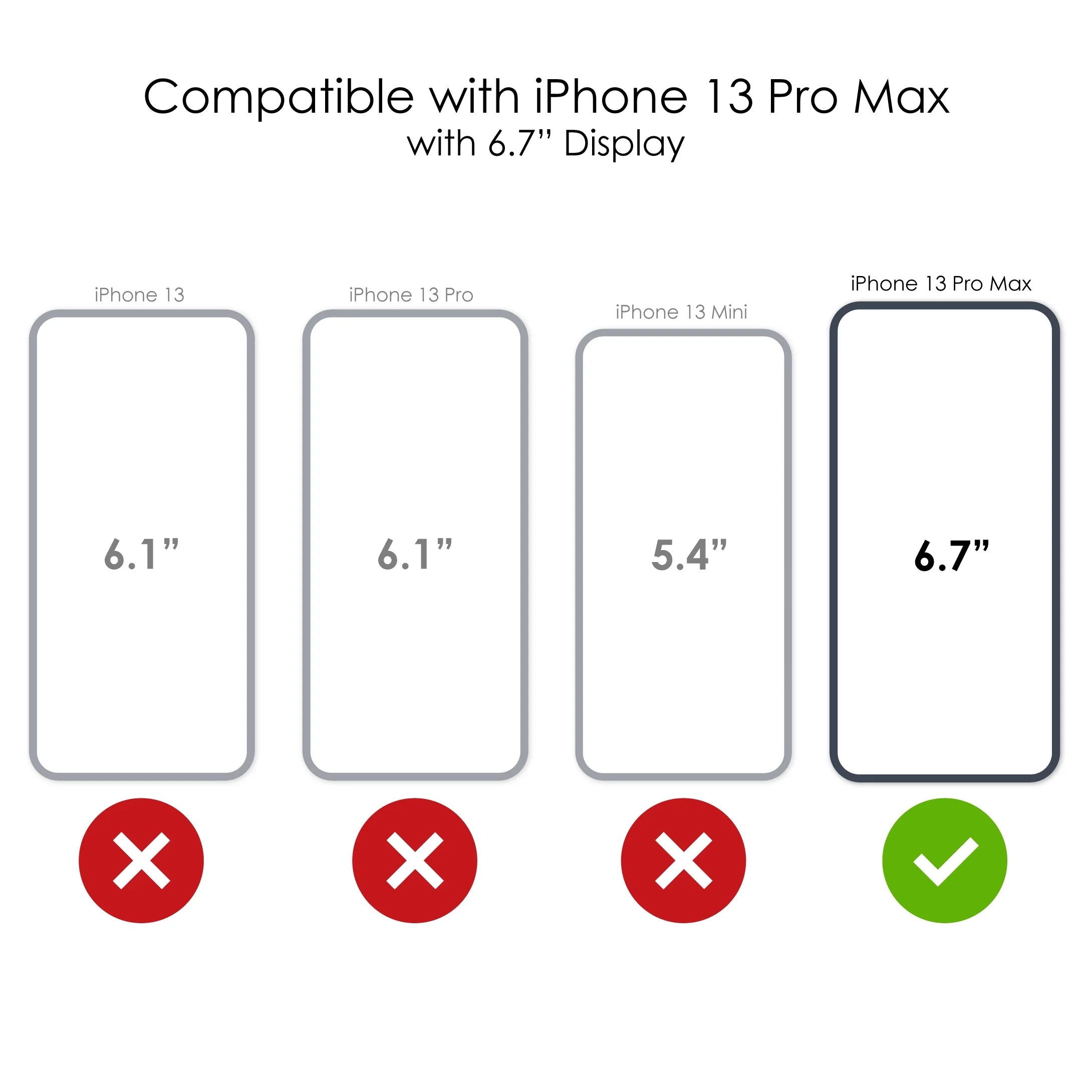 Clear Shockproof Hybrid Case for iPhone 13 Pro Max with TPU Bumper Acrylic Back Tempered Glass Screen Protector Y75129