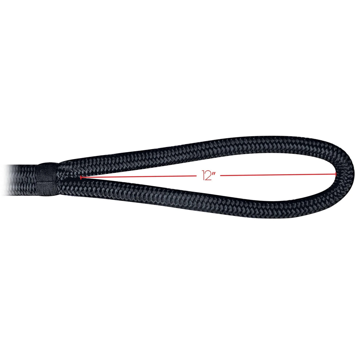 3/4 x 50 Black Nylon Dock Line T1064