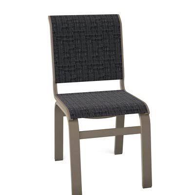 Textured Desert Titanium Patio Dining Side Chair N77206