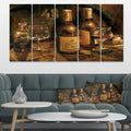 Vintage Wine Cellar Canvas - 60 in. Wide x 28 in. High - 5 Panels O251508