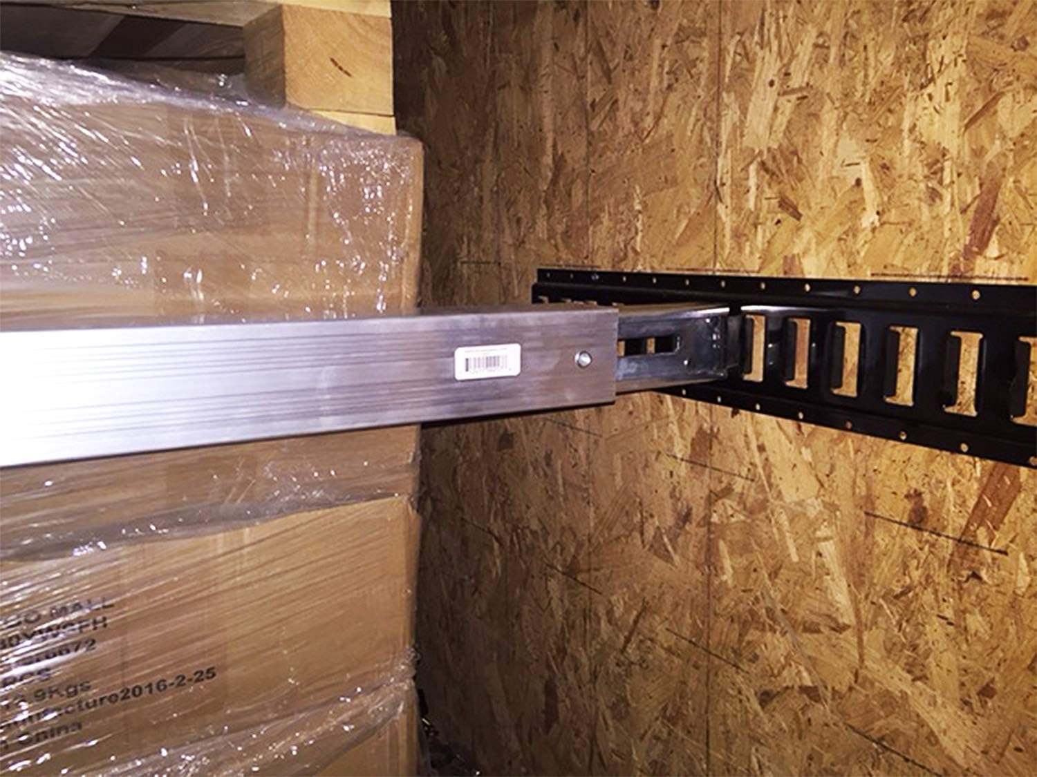2-Pack Adjustable Aluminum E-Track Decking Beams D181