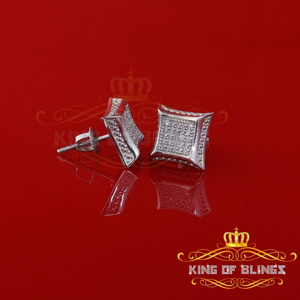 White Kite Stud Earrings P3336