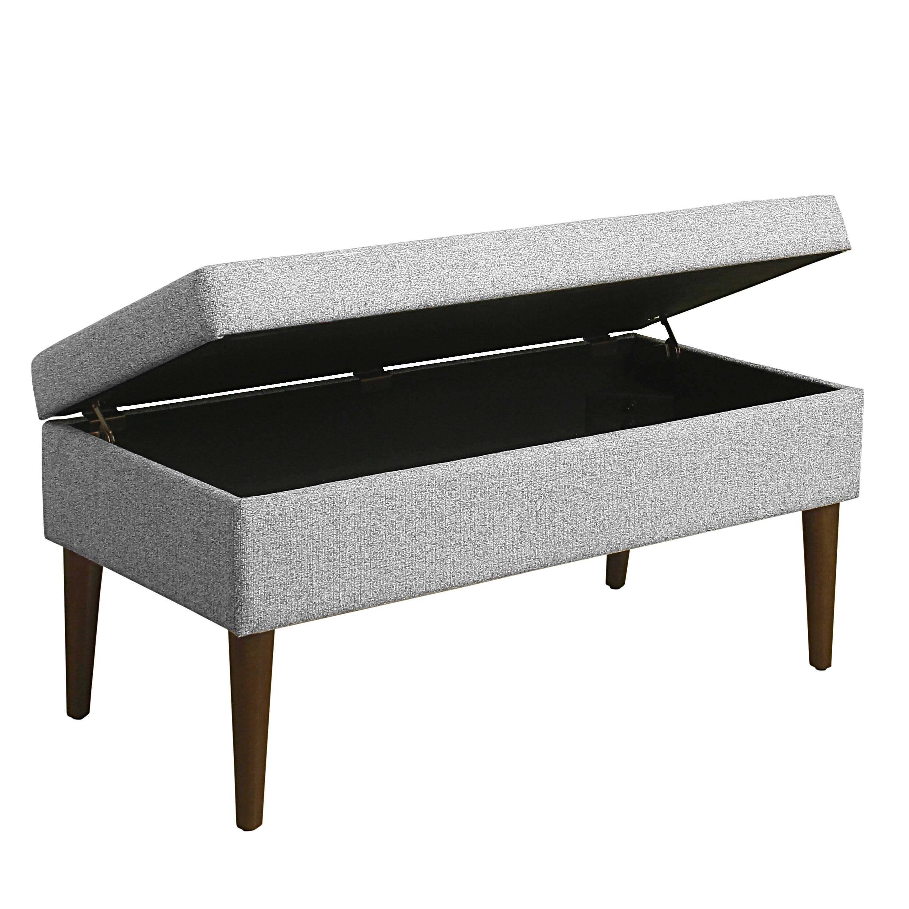 Ash Grey Storage Bench E3212