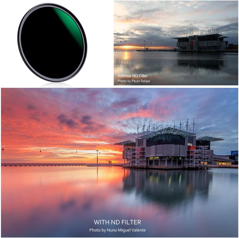 46mm ND8 ND64 CPL Circular Polarizer Filter Kit with Multi-Layer Coatings, Pack of 2 D9765
