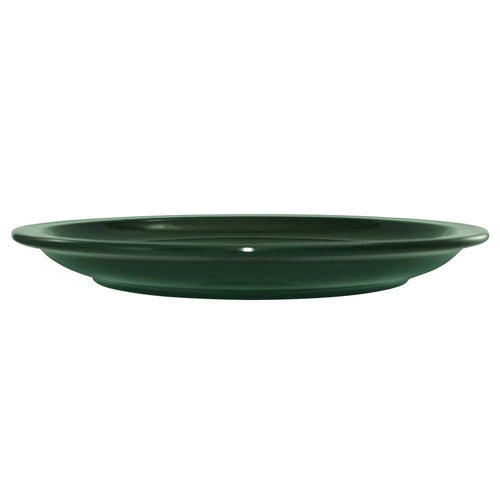 10 5/8x22 Round Ceramic Green Plate D922372