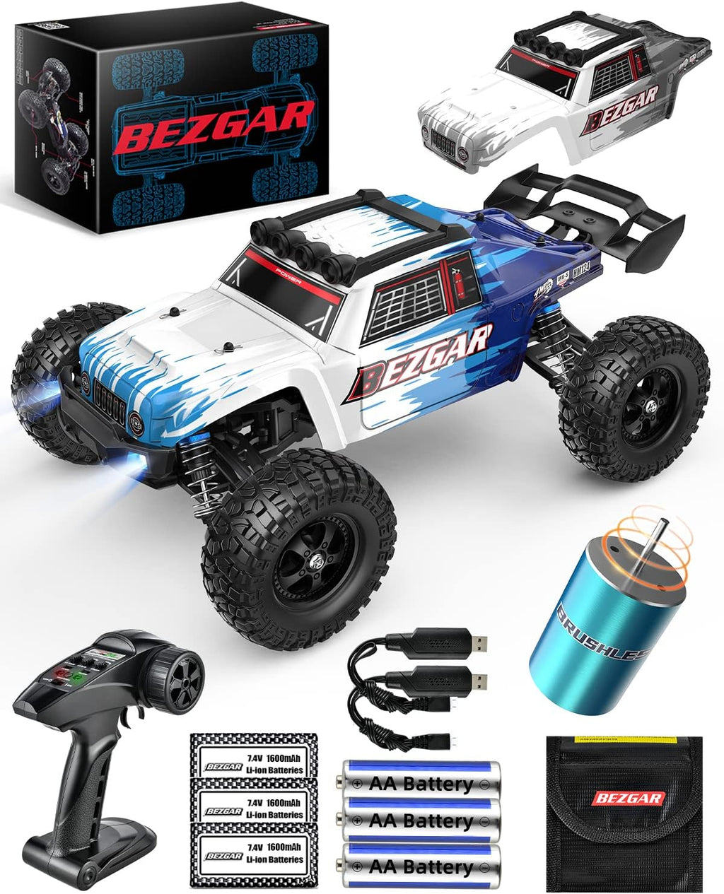1:12 Scale 4WD Brushless Remote Control Truck R3360