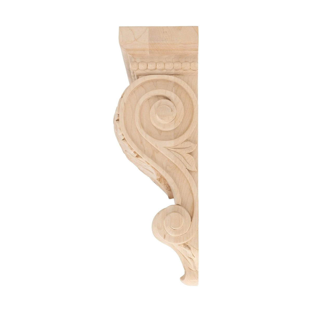 12-1/4 in. x 5-3/8 in. x 3-7/8 in. Unfinished Solid Hard Maple Wood Corbel Z865005