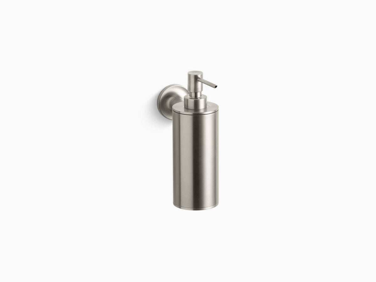 Vibrant Brushed Nickel Wall-Mounted Soap Dispenser C893995