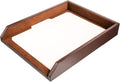 Chocolate Brown Leather Letter Tray Pack of 2 M49844