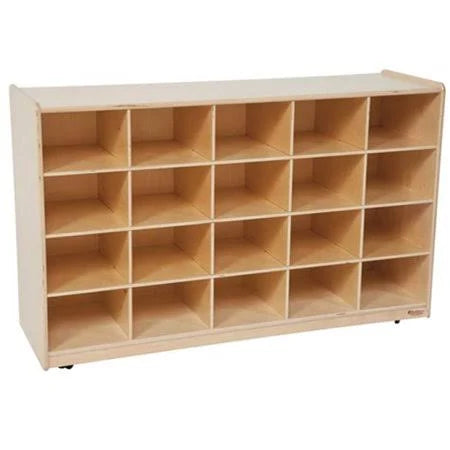 20 Tray Storage with Lime Green Trays N3829