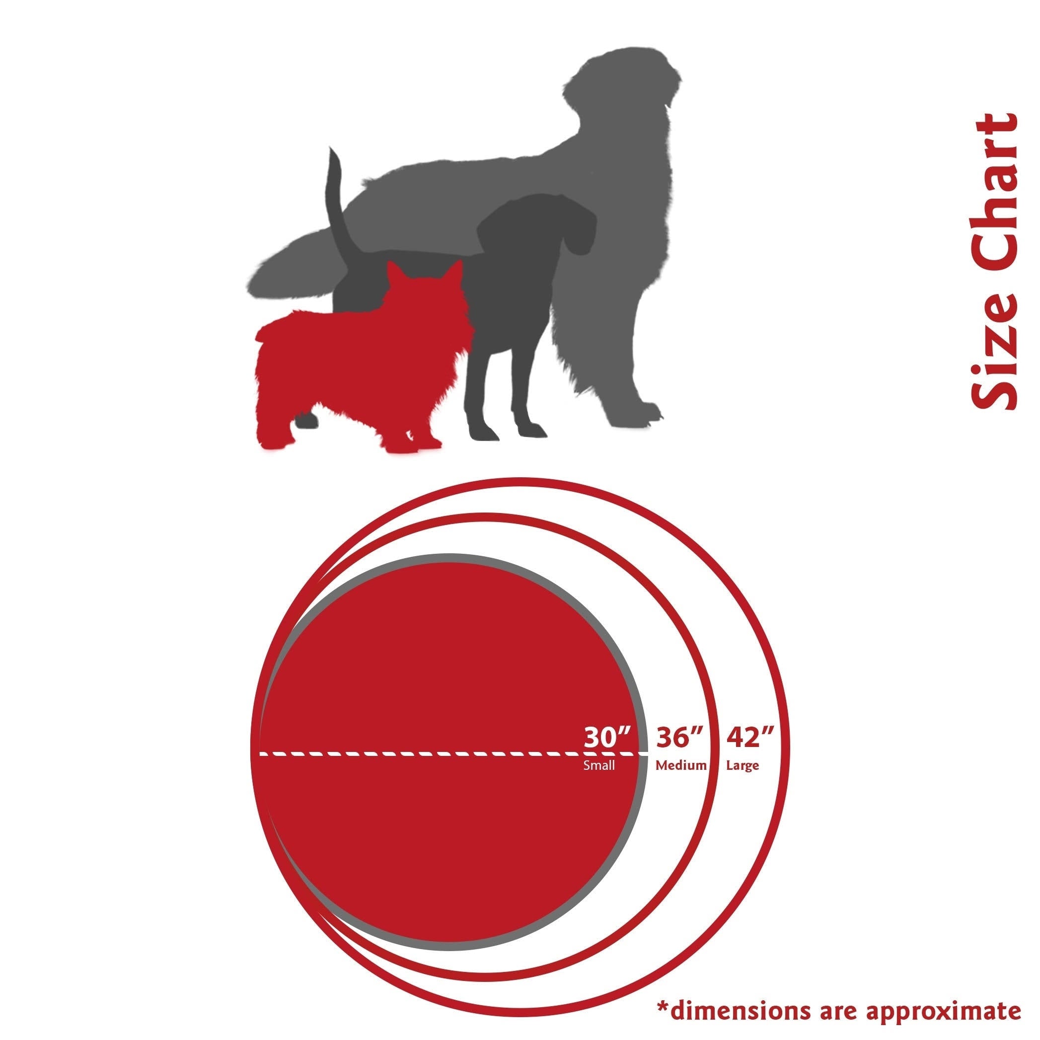 Medium Round Dog Bed B376