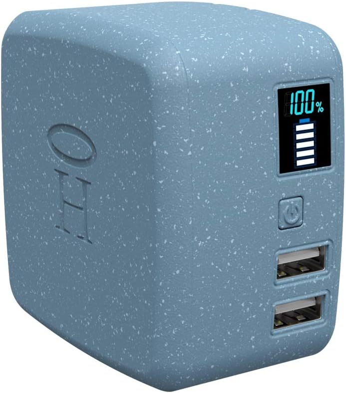 Blush Pink Portable Phone Charger Power Bank 10,000mAh Dual USB Pack of 2 K873
