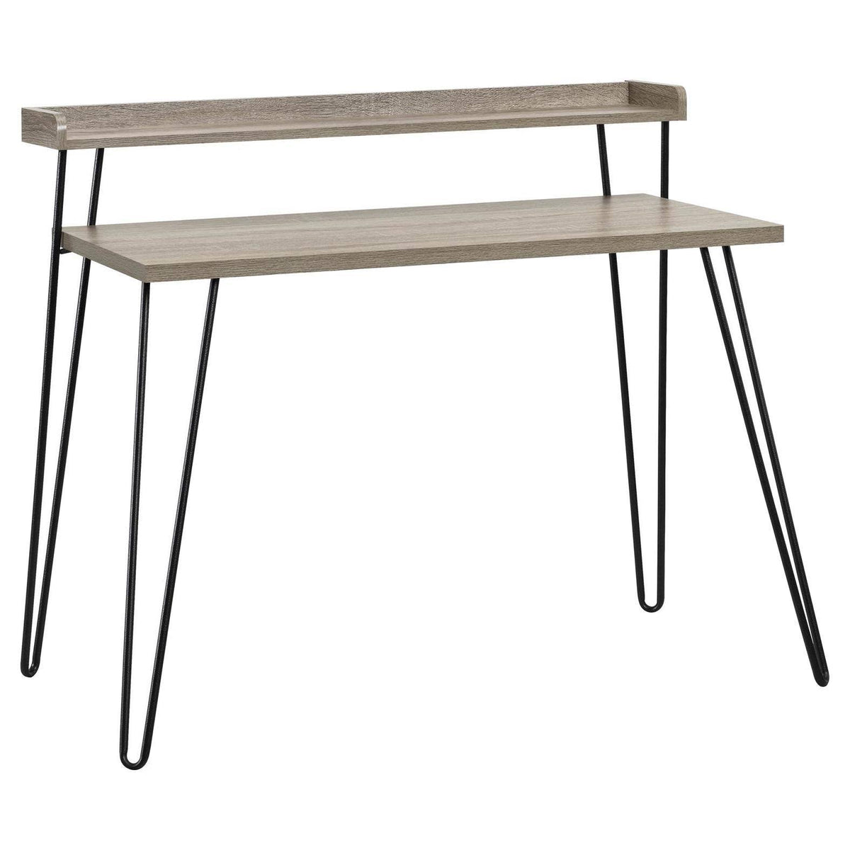 Retro Desk with Riser Sonoma Oak U9871