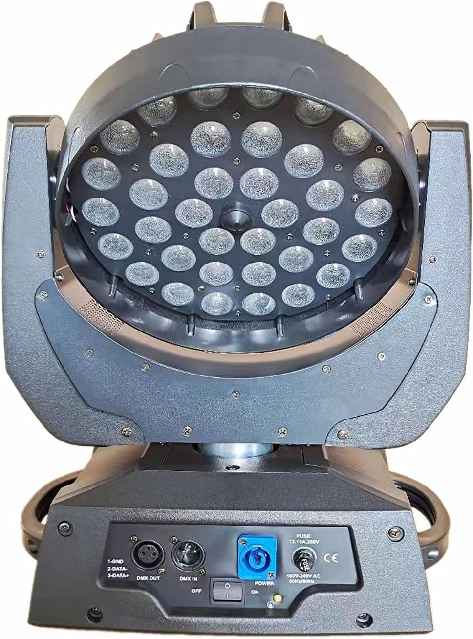 36x18W RGBWAUV 6 in 1 LED Zoom Moving Head Stage Wash Light B589495