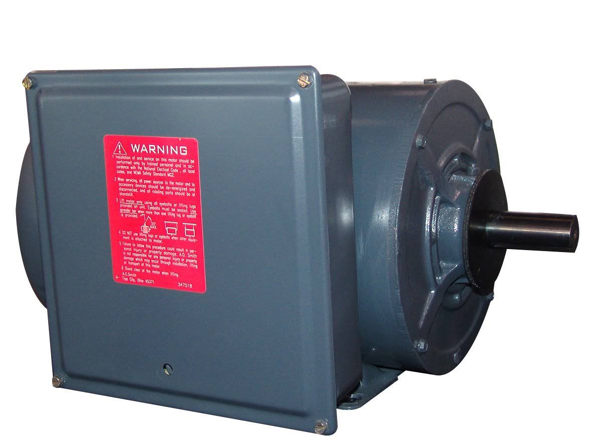 Extra High Torque Fan Cooled Rigid Base Electric Motor 230 VAC 13.7 A X4582