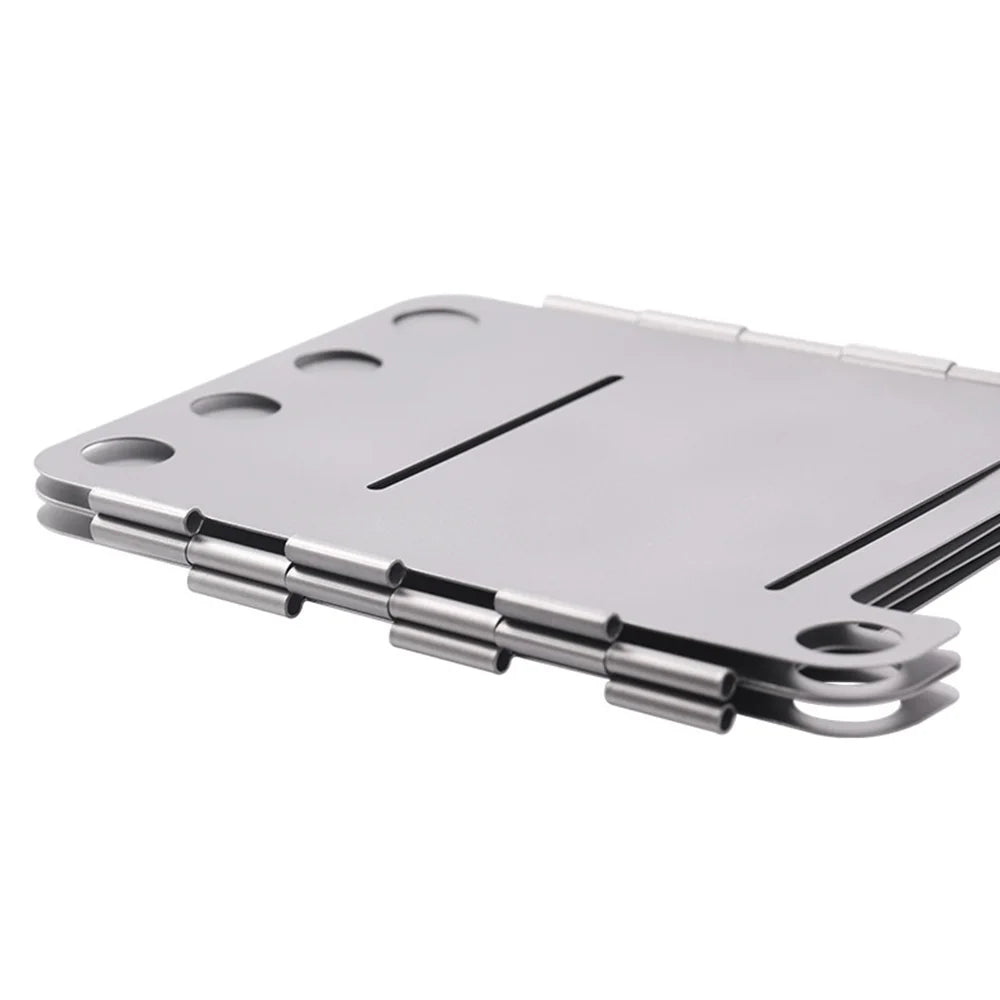 Portable Titanium Folding Wood Burning Camping Cook Set O934163