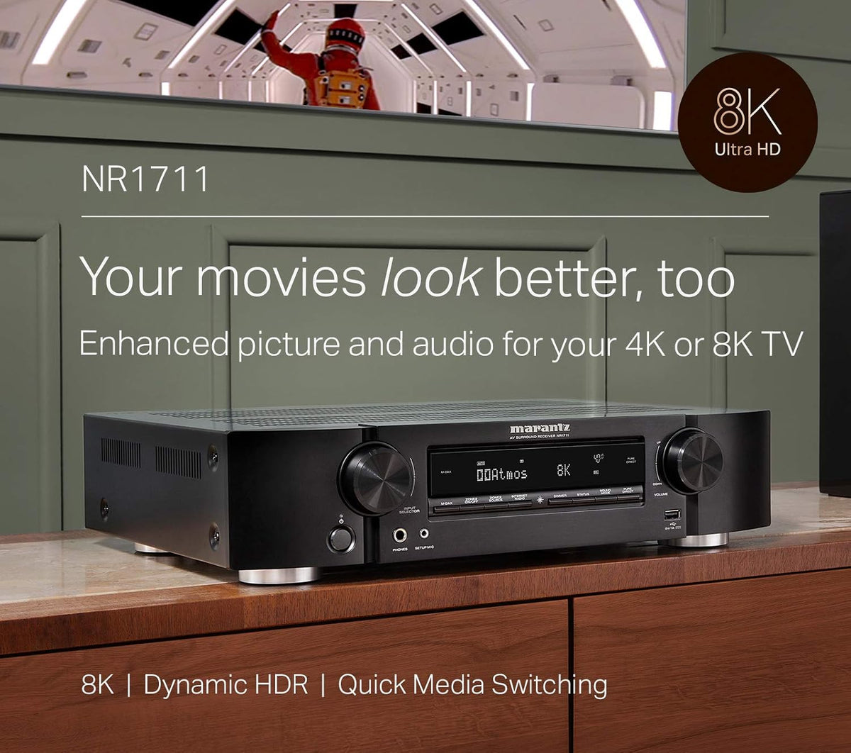 8K Slim 7.2 Channel AV Receiver H6051