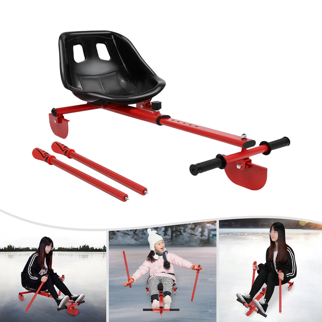 Kids Snow Racer Sled Ski Slider Board Q406501