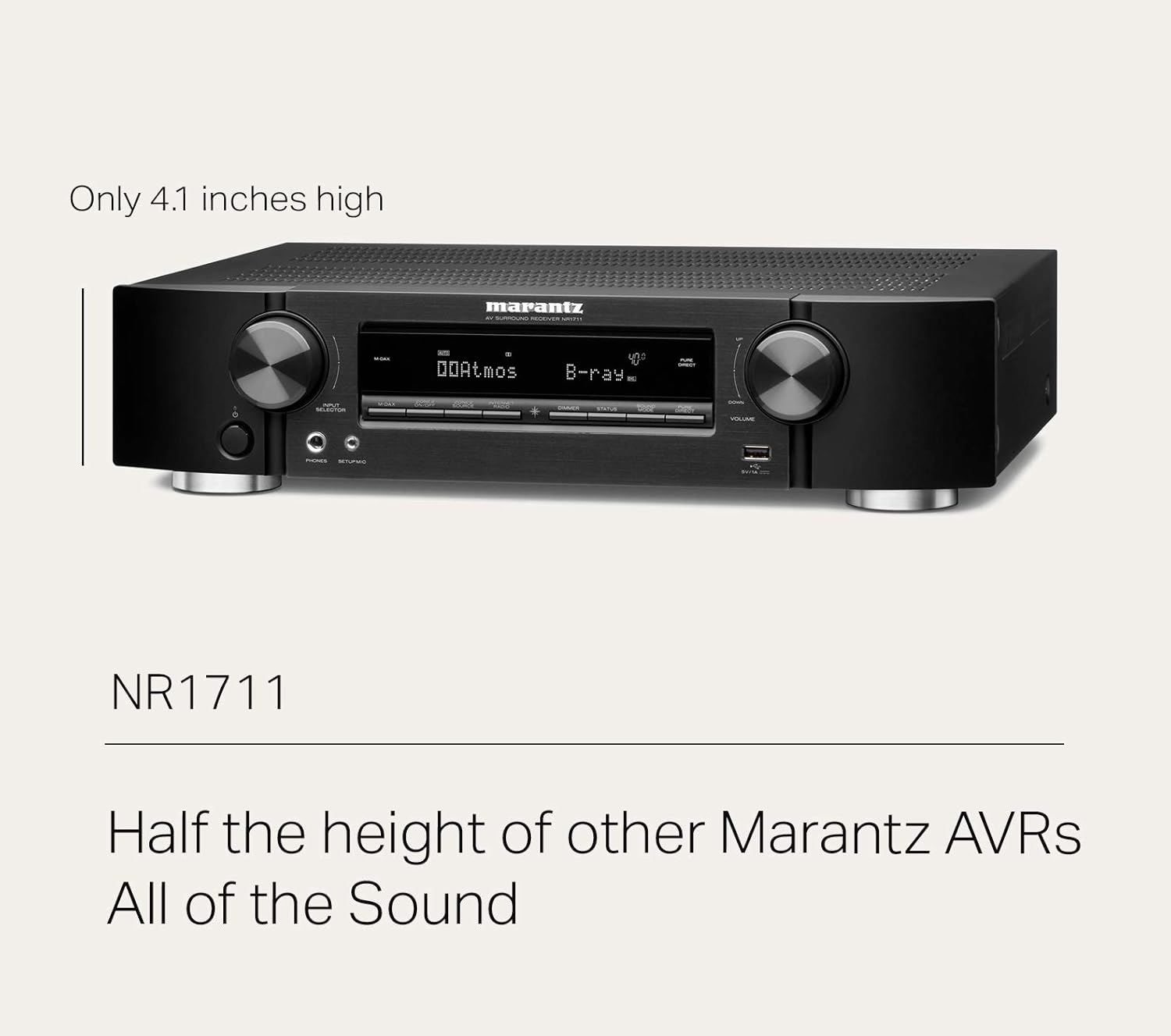 8K Slim 7.2 Channel AV Receiver H6051