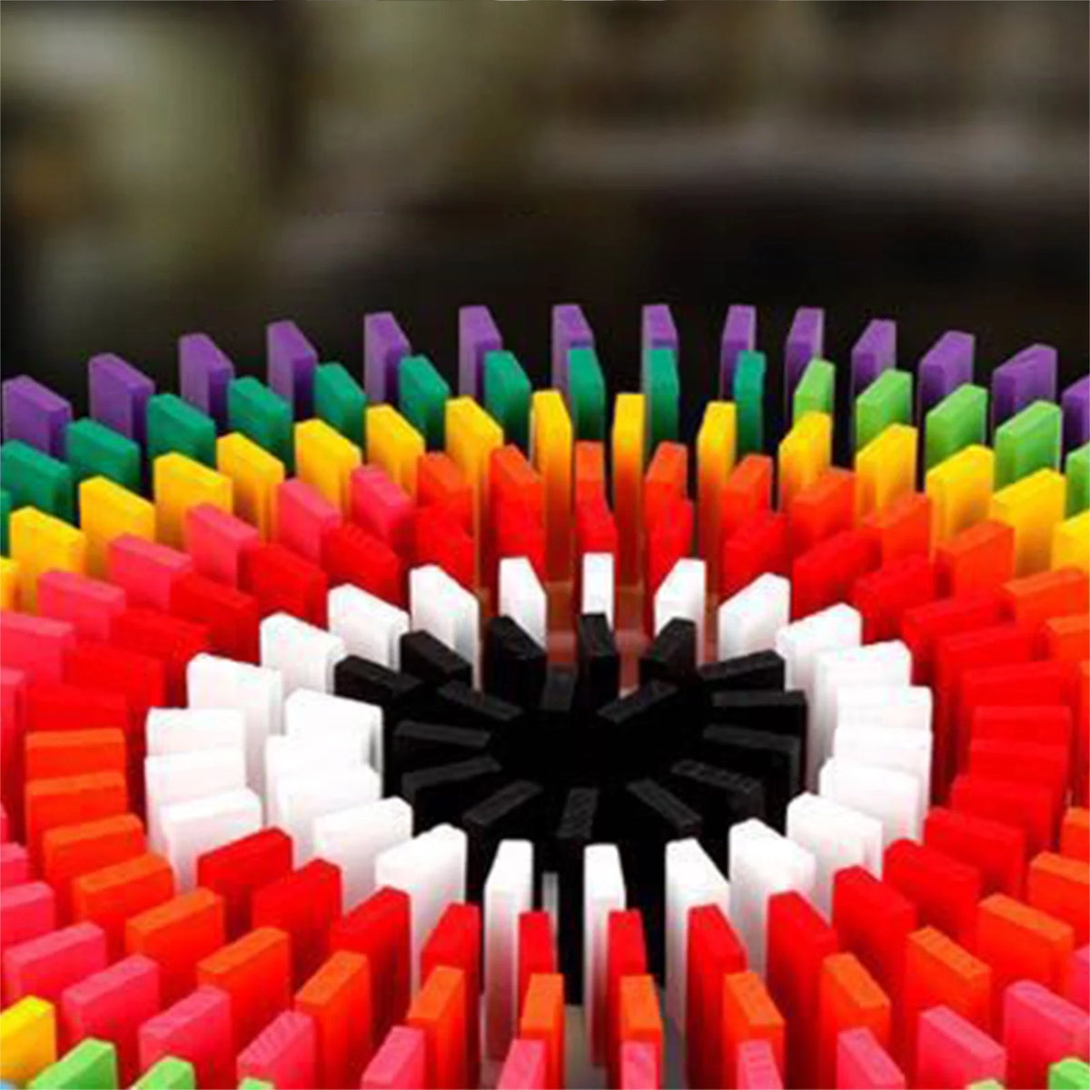 120Pcs Wooden Domino Blocks Building and Stacking Toy U80116