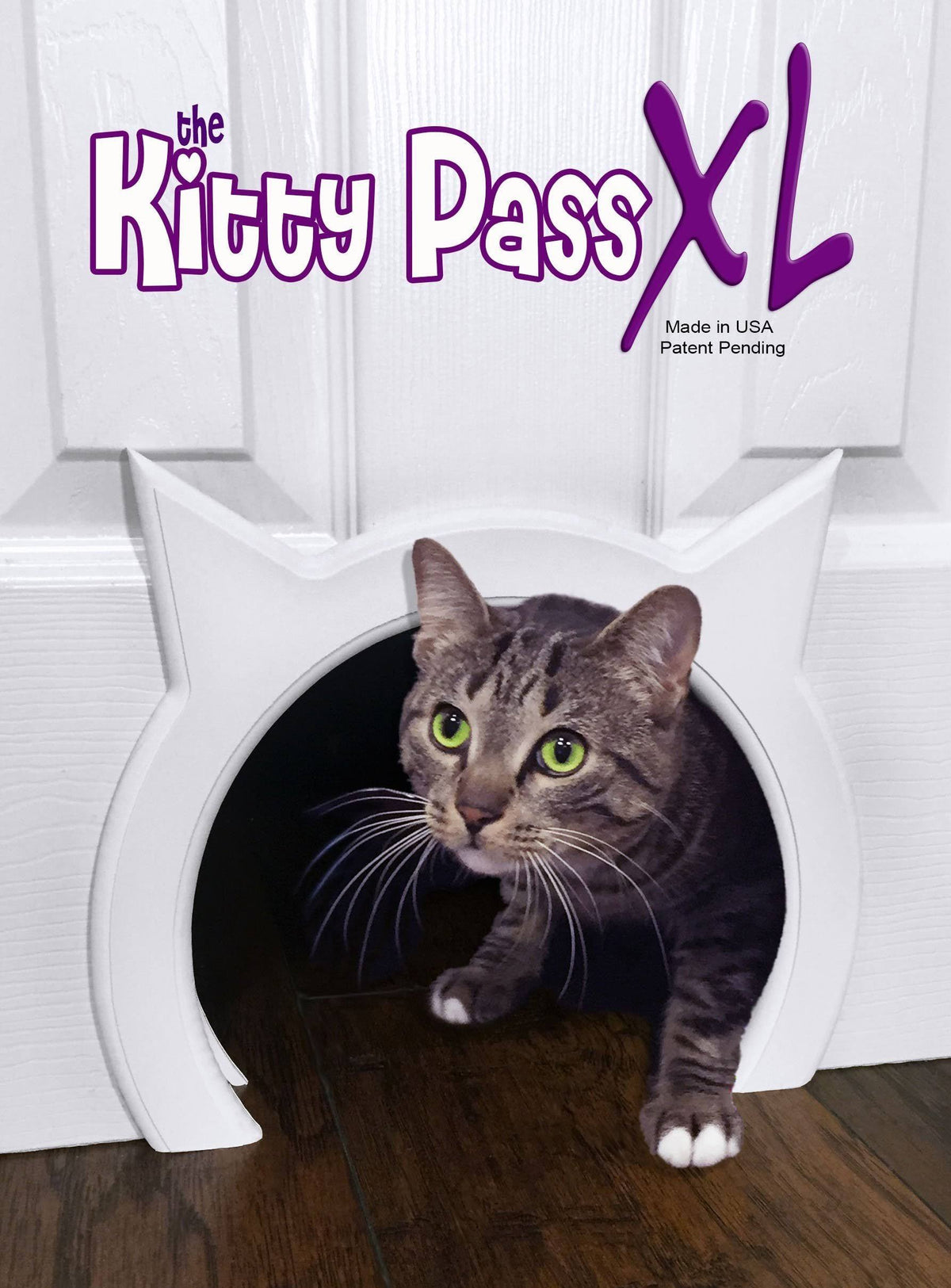 Large Cat Door with Hidden Litter Box H82825