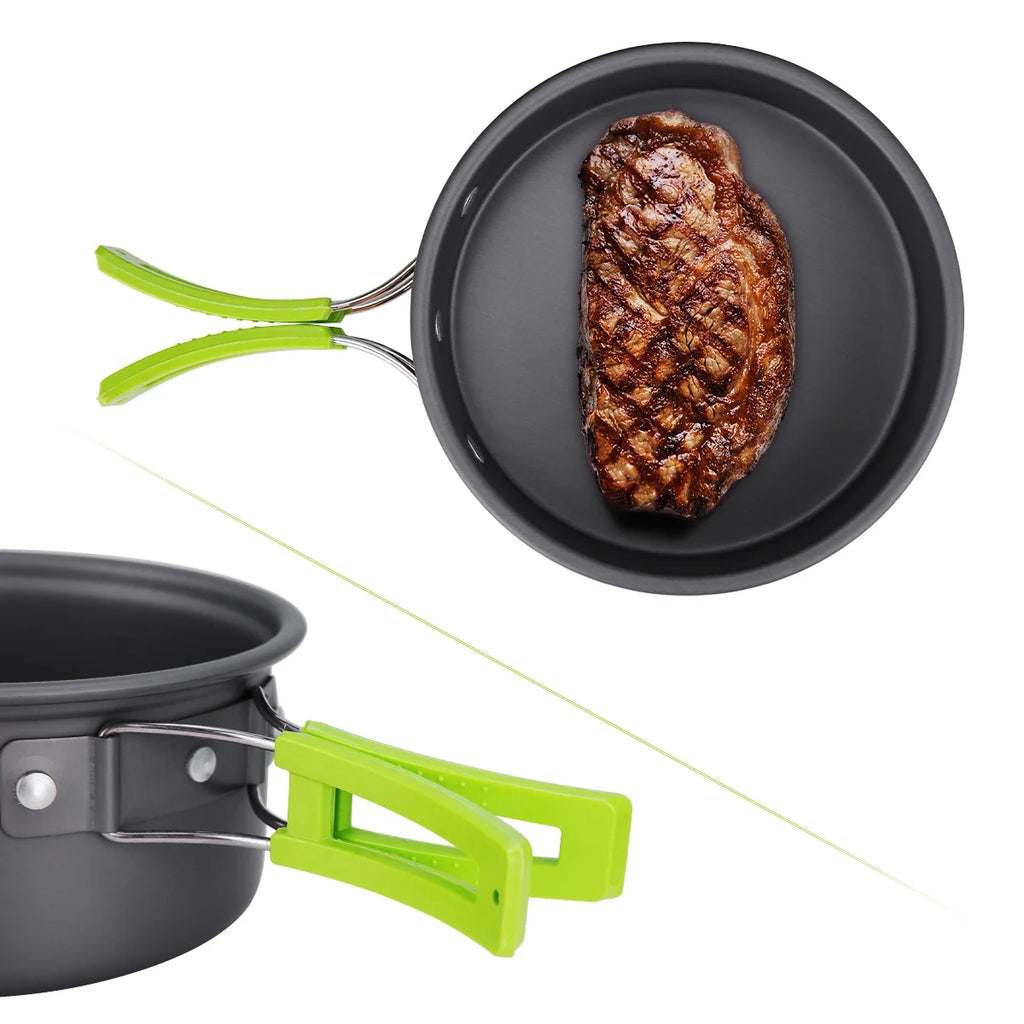 15 Pc Non Stick Outdoor Cookware Set J62853